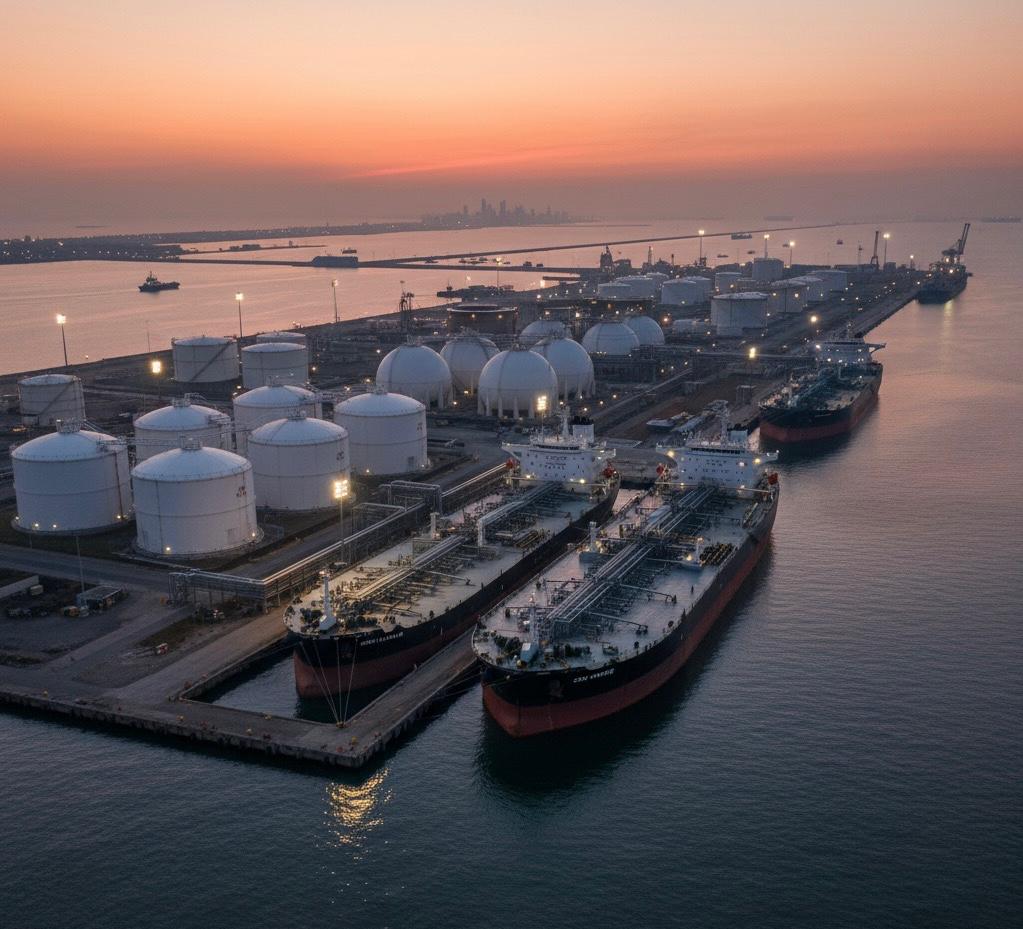 Desert solar installation